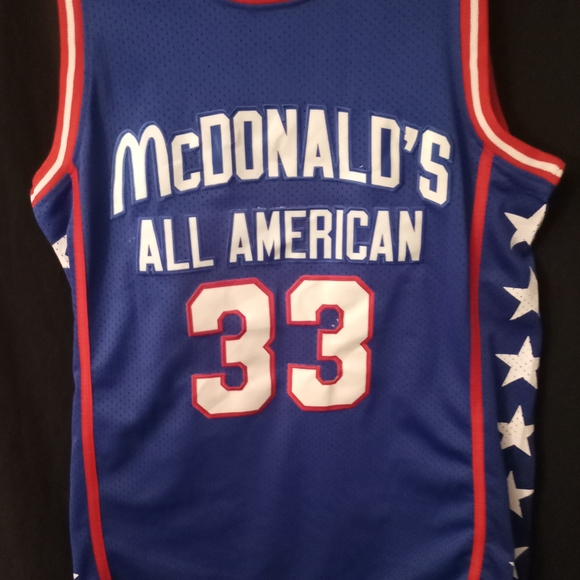 McDonald's All American Kobe Bryant Blue Jersey with Red and White Accents #33 - Picture 1 of 13